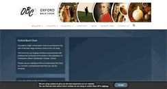 Desktop Screenshot of oxfordbachchoir.org